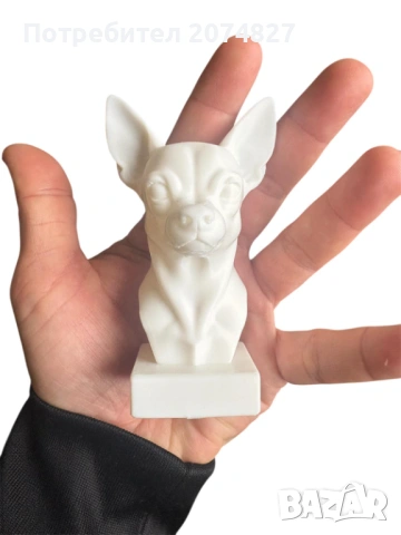 Chihuahua Bust / Чихуахуа бюст, снимка 3 - Декорация за дома - 53370487
