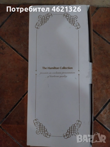 Колекционерска порцеланова кукла Hamilton Collection лимитирана серия, снимка 9 - Декорация за дома - 52056500