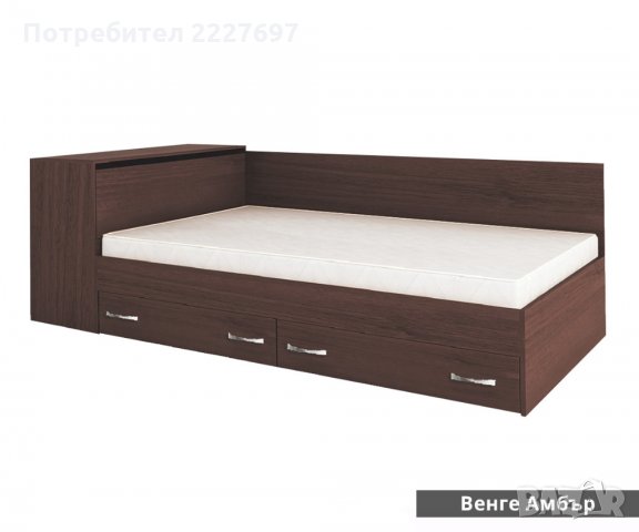 Легло Анди 120/190 , снимка 4 - Спални и легла - 33540361