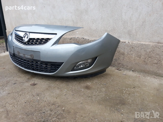 предна броня с маска решетка и халогени за опел астра ж 09 - 13 OPEL ASTRA J, снимка 3 - Части - 53587711