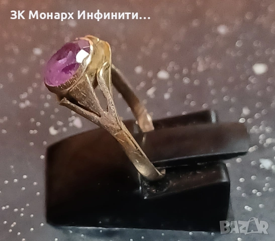 Златен пръстен/585/, снимка 4 - Пръстени - 53422037