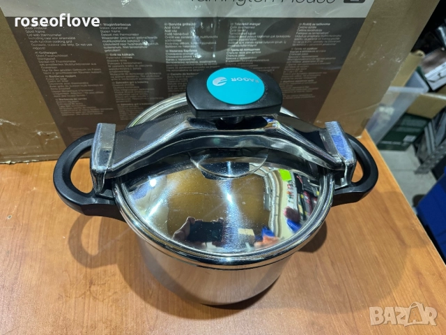 НОВА!!! Тенджера под налягане Fagor Clasica 6 литра, снимка 5 - Съдове за готвене - 52741482