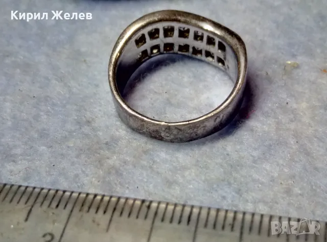 СТИЛЕН СКЪПОЦЕНЕН СРЕБЪРЕН ПРЪСТЕН СРЕБРО 925 с РАЗКОШНИ ЮВЕЛИРНО ФАСЕТИРАНИ БЛЕСТЯЩИ ЦИРКОНИ 47584, снимка 5 - Пръстени - 49981844