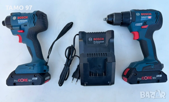 BOSCH GSR 18V-55 + BOSCH GDR 18V-160 - Безчетков винтоверт и импакт като нови!, снимка 2 - Винтоверти - 53102534