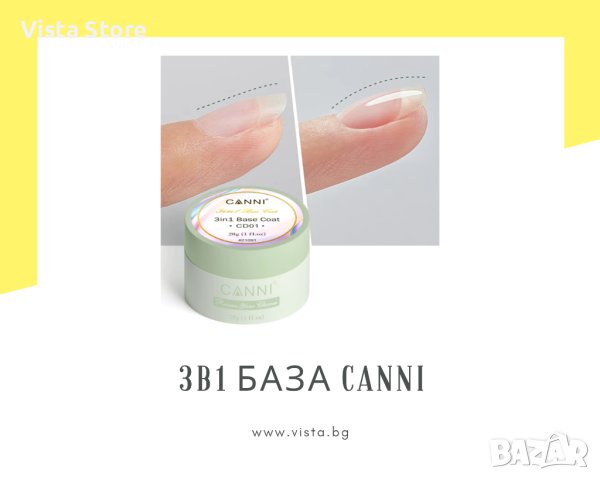 UV/LED 3в1 База CANNI - 28 гр., снимка 1