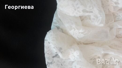 Черна рокля с красива дантела ПРОМОЦИЯ 👗🍀XS,S (34 - 36) 🍀👗 код 005, снимка 3 - Рокли - 26529313