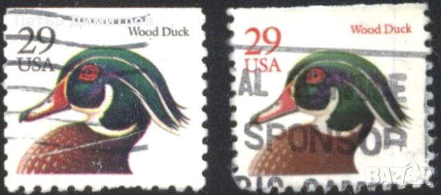 Клеймовани марки ФАУНА Птици 1967 Патици 1991 Сърна 1991 Рис 1990 от САЩ , снимка 4 - Филателия - 51391538