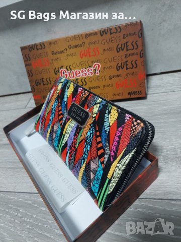 Guess дамско портмоне дамски портфейл код 275, снимка 5 - Портфейли, портмонета - 44116751