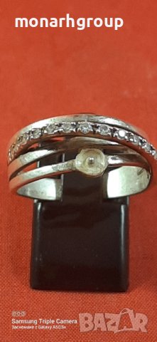 Сребърен пръстен , снимка 2 - Пръстени - 38411981