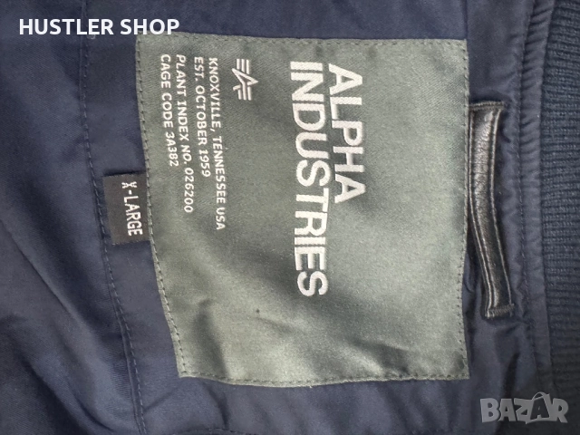 Мъжки бомбер ALPHA INDUSTRIES.Размер XL, снимка 8 - Якета - 52514956