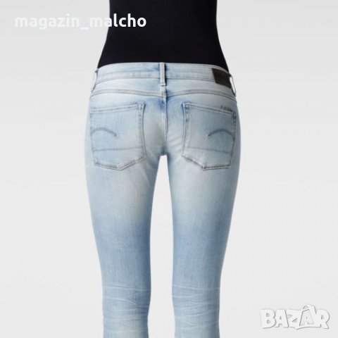 ДАМСКИ ДЪНКИ – G-STAR RAW 3301 LOW SUPER SKINNY; размер: W33/L34, снимка 2 - Дънки - 27631557