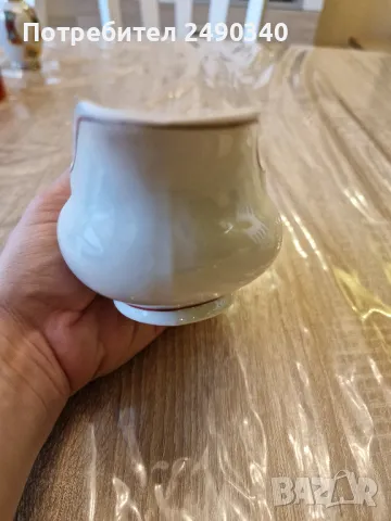 Стара порцеланова сосиера, снимка 3 - Антикварни и старинни предмети - 47558430