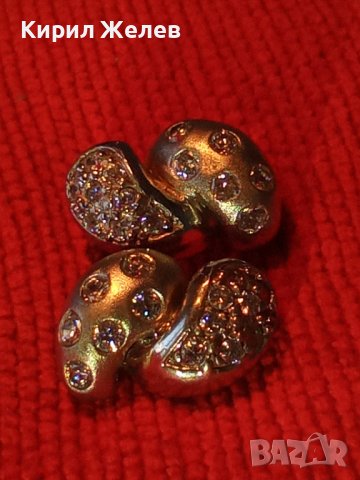 РАЗКОШНИ СРЕБЪРНИ СКЪПОЦЕННИ ФЕШЪН АРТ ОБЕЦИ СРЕБРО 925 с БЯЛА ПОЗЛАТА и ЦИРКОНИ 34420, снимка 15 - Обеци - 39665867