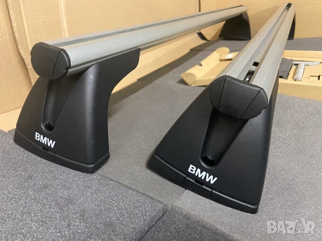 Оригинални релси за BMW E90 E87 E81, напречни греди, багажник (БМВ), снимка 5 - Аксесоари и консумативи - 50939678
