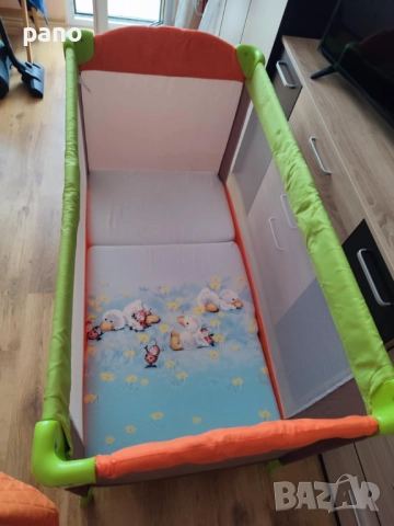 Бебешка кошара + матрак, снимка 3 - Кошарки - 51476984