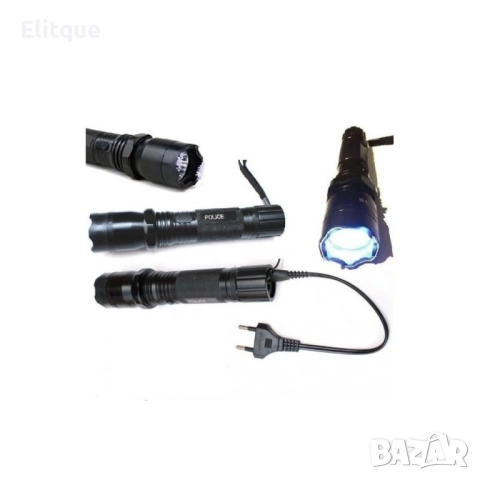 Фенер с LED светлина и електрошок Type 1101 Plus FL78, снимка 3 - Други - 52805753