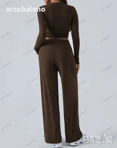 Елегантен дамски преходен комплект от две части, 4цвята , снимка 5 - Комплекти - 48370632