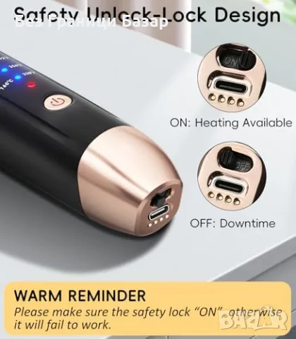 Нов Мъжки електрически стилизатор за брада – преносим и мощен уред мъж, снимка 4 - Други - 49605963