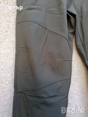 Продавам комфортен зимен зелен мъжки ветроустойчив и влагоустойчив софт шел панталон A. G. P, снимка 4 - Панталони - 42974116
