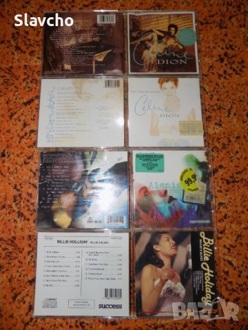 Компакт дискове на - Celine Dion – The Colour Of My Love/ Alanis Morissette/ Billie Holiday, снимка 7 - CD дискове - 38595520