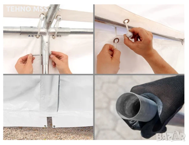 Шатра за събития 4х6/8/10 м, UV 500 г./кв.м.#70503, снимка 8 - Градински мебели, декорация  - 51140312