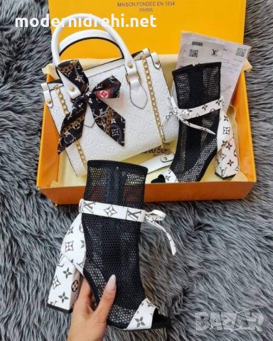 Дамски летни боти и чанта Louis Vuitton код 189, снимка 1 - Дамски боти - 33559461
