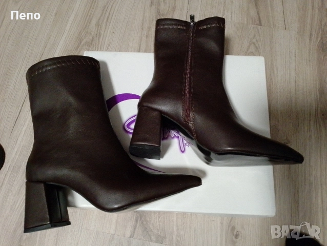 Кафеви боти, снимка 4 - Дамски боти - 52937645