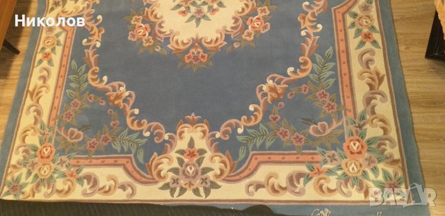 Персийски, Вълнен, Дебел 2,5см, ръчен, ЧИСТО НОВ, снимка 2 - Килими - 39020069