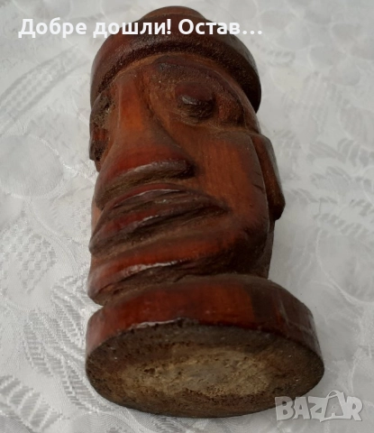 Различни глави: момче момиче 2 броя дървени, дърво дърворезба, пано глава, снимка 9 - Пана - 37587811