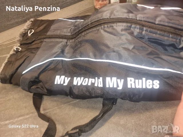 Водоустойчиво зимно яке за куче, Сиво, ХXL, снимка 4 - За кучета - 48897325