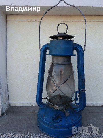 Стар газен фенер, снимка 2 - Антикварни и старинни предмети - 43940915