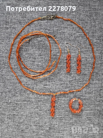 Комплекти бижута от полускъпоценни камъни - ръчна изработка, снимка 12 - Бижутерийни комплекти - 44733843