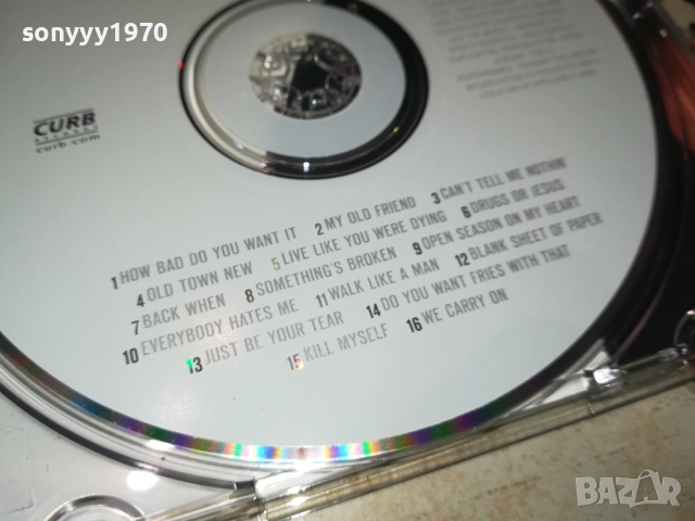 TIM MCGRAW CD 3011251115, снимка 10 - CD дискове - 52590410