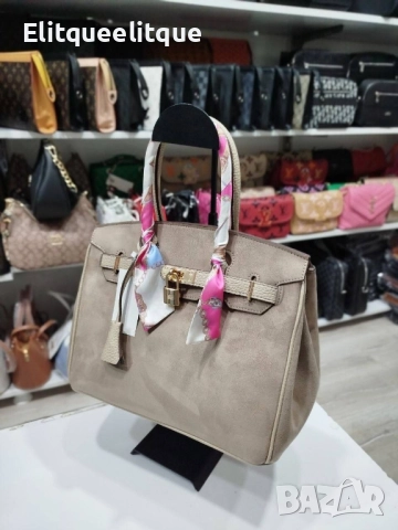 велурени чанти hermes, снимка 3 - Чанти - 52415745