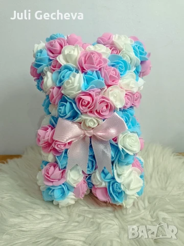 Ръчно изработени мечета от рози!, снимка 12 - Декорация за дома - 50606054