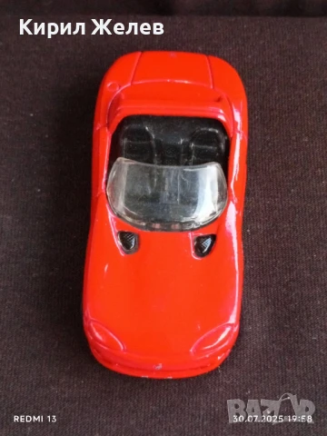 Метална количка DODGE VIPER Made in China кабриолет за КОЛЕКЦИЯ 20999, снимка 5 - Колекции - 51196313