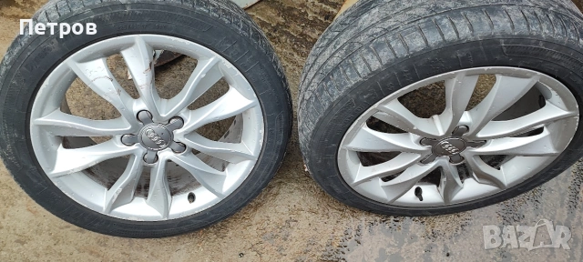 Джанти 17 5x112 с гуми 225 45 17, снимка 2 - Гуми и джанти - 53339829
