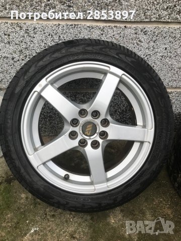Алуминиеви джанти с гуми Silverstone 195/50/R15, снимка 3 - Гуми и джанти - 33142863