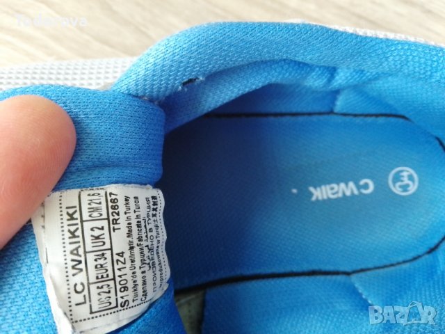 Сиви летни Waikiki 34, снимка 2 - Детски маратонки - 37061281