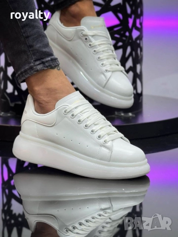 Alexander McQueen Бели Дамски Маратонки 