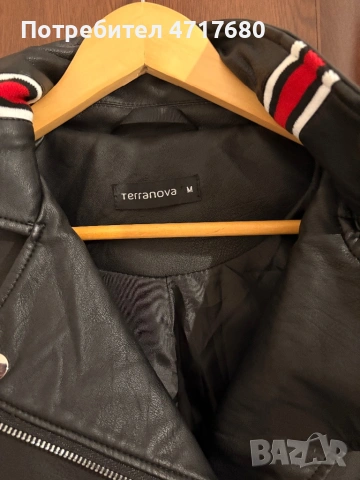 Кожено яке, снимка 2 - Якета - 53214791