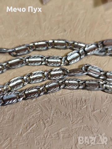 Сребърен синджир (365), снимка 7 - Колиета, медальони, синджири - 52504301