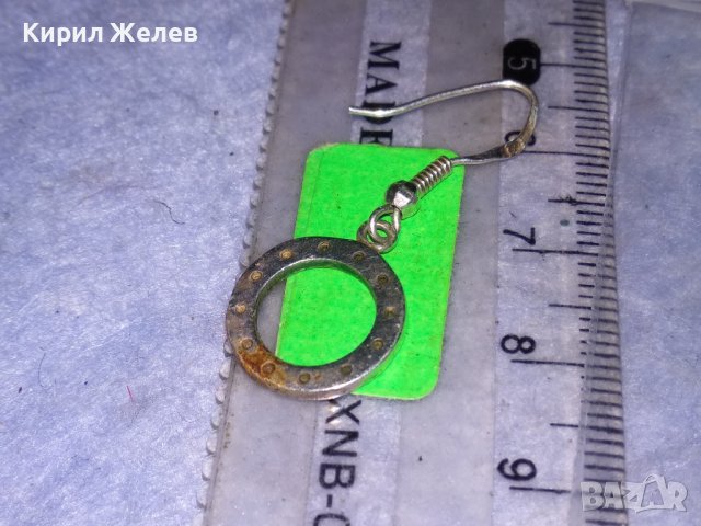 ПРЕКРАСНА СРЕБЪРНА РЕТРО АРТ ОБЕЦА СРЕБРО 925 с ФАСЕТИРАНИ СКЪПОЦЕННИ КАМЪЧЕТА ЦИРКОНИЙ 26389, снимка 9 - Обеци - 40524019