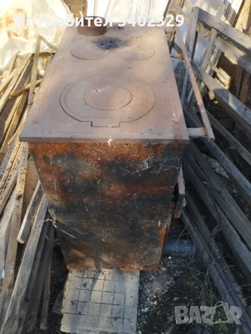 Печка масивна чугунена