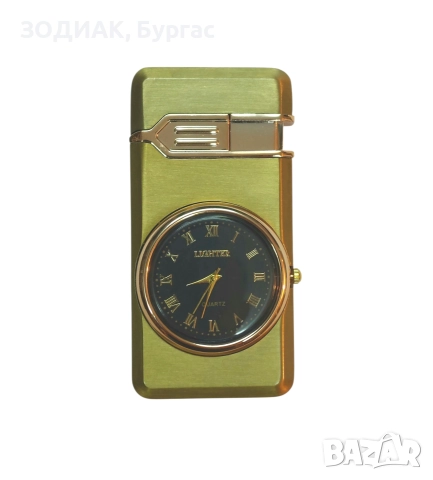 НОВА Газова Запалка с Часовник