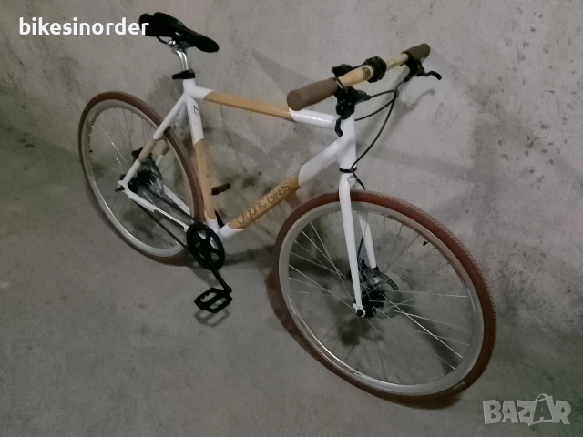 Бамбуков сингъл спийд с хидравлични дискови спирачки , снимка 2 - Велосипеди - 52860135