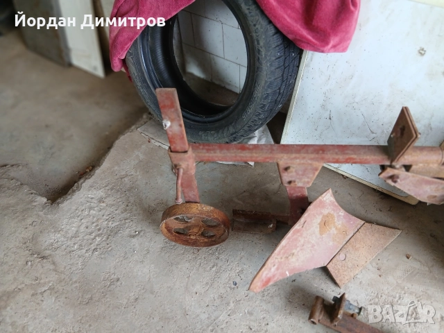 ПЛУГ ЗА ПЛОВДИВСКИ МОТОБЛОК ОРИГИНАЛЕН , снимка 2 - Селскостопанска техника - 52719588
