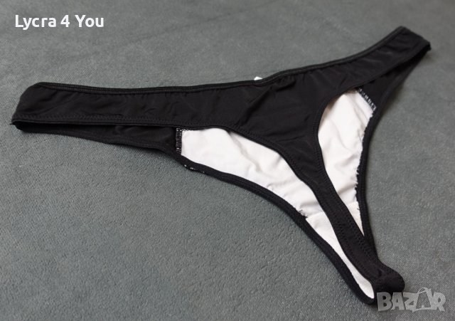 Rainbow (eur 48-50) XL дамска прашка в черно и бяло с дантела отпред, снимка 8 - Бельо - 43291227