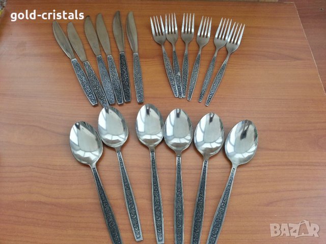 Руски прибори за хранене вилици лъжици  и ножове, снимка 1 - Антикварни и старинни предмети - 33616916
