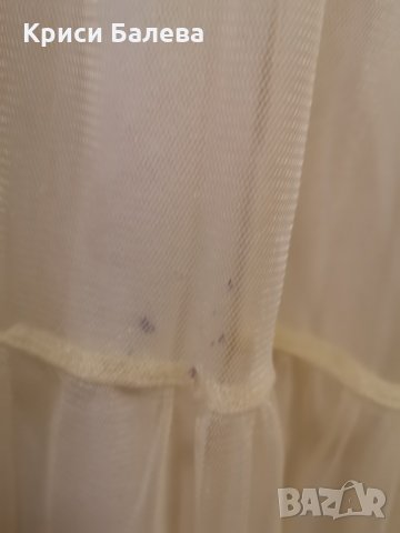 Детска рокля Contrast и горнище с дълъг ръкав 128 см /7г , снимка 2 - Детски рокли и поли - 27978591